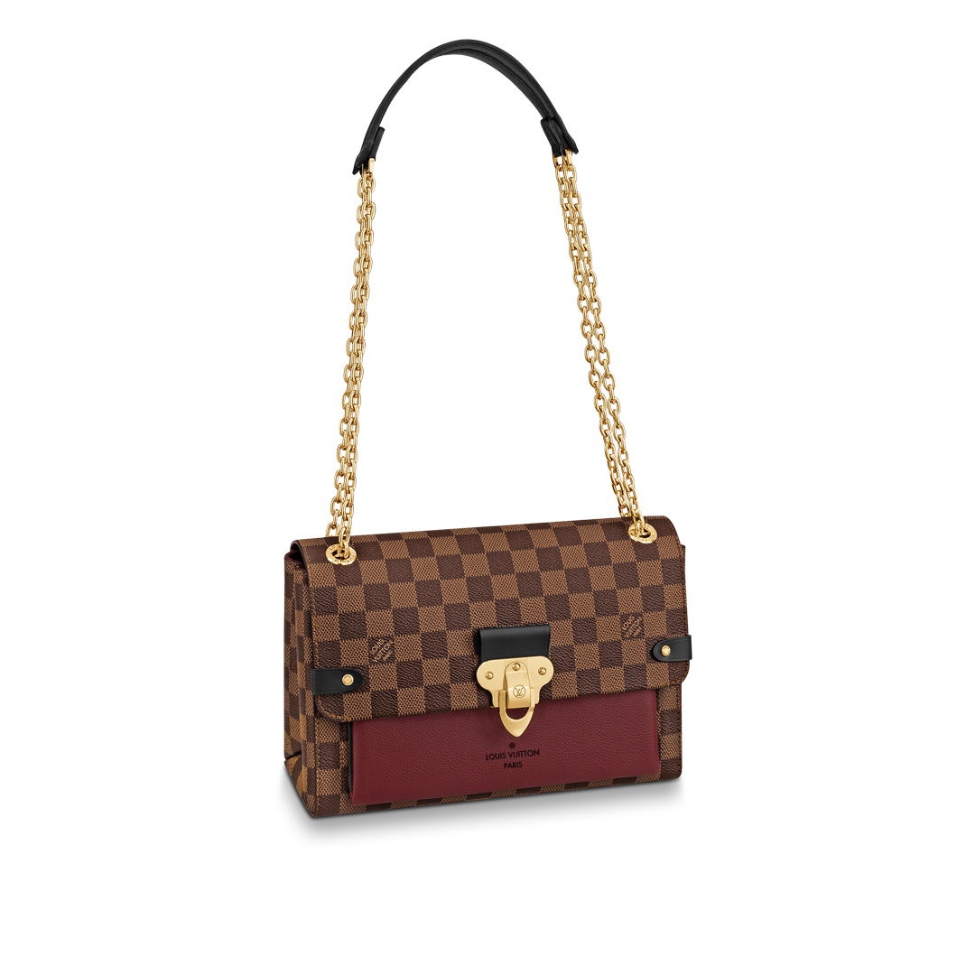 Louis Vuitton VAVIN PM Handbag Damier Ebene N40109 Bordeaux